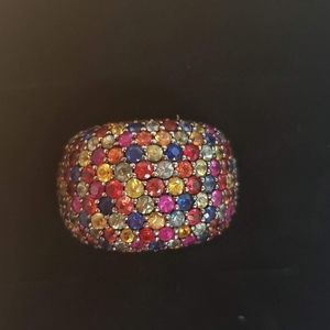 EFFY, Stunning & Rare Multi-Gemstone Statement Ring - Splash Collection - SIZE 8